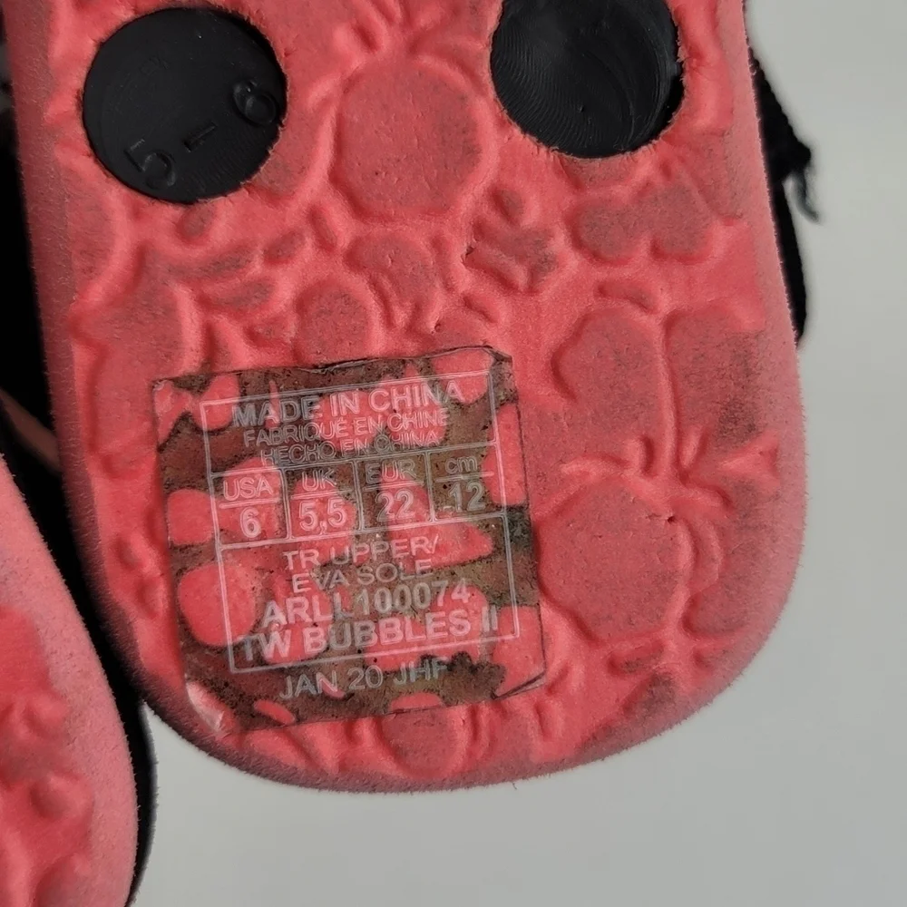 Roxy‎ Toddler Size 6 Black Slingback Sandals